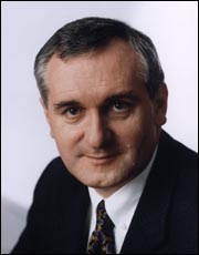Portrait de Bertie Ahern