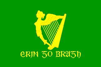Drapeau « Erin Go Bragh - l'Irlande pour toujours »