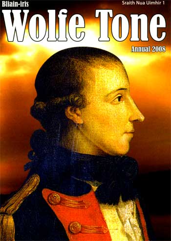 Couverture de magazine commémorant Wolfe Tone