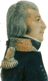 Portrait de profil droite de Wolfe Tone