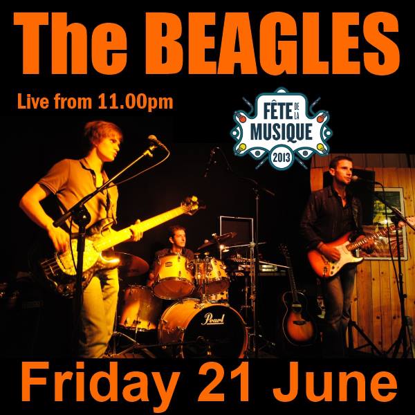 Bannière du concert en direct « The Beagles »