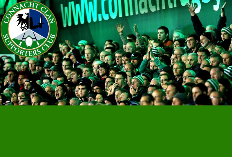 Bannière de la soirée du « Connacht Clan »