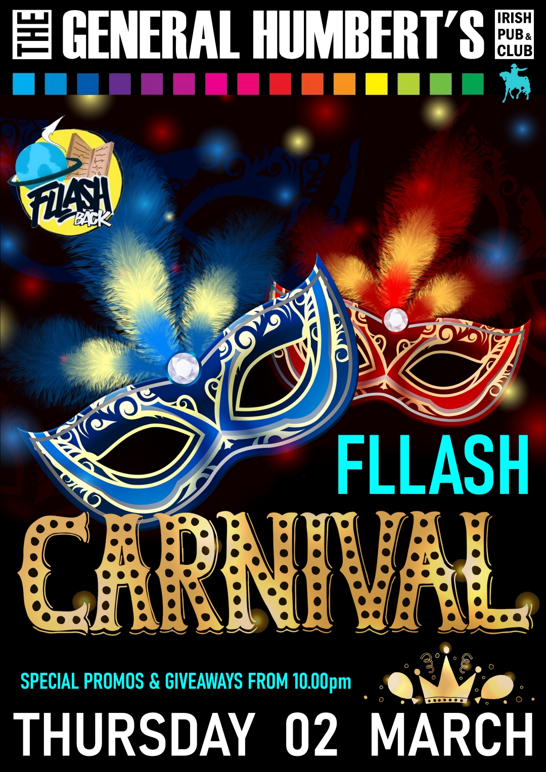 Affiche de la soirée « Carnival » de la FLLASH