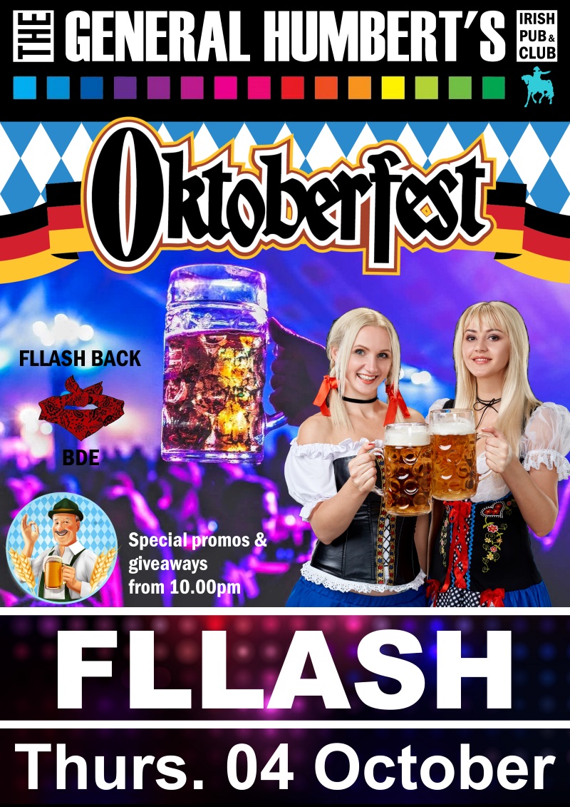 Affiche de la soirée « Oktoberfest » de la FLLASH