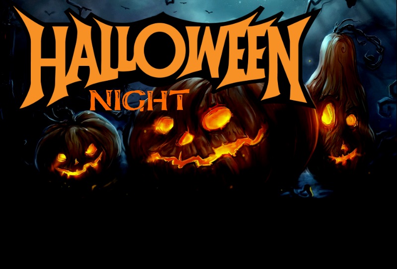 "Halloween" party banner on 31st October 2015