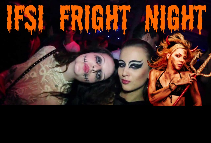 Bannière de la soirée « Fright Night » de l'IFSI