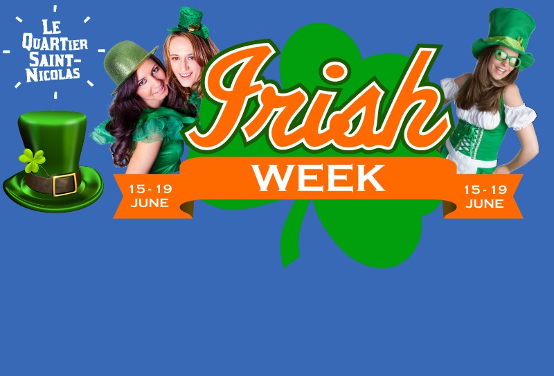 "Irish Week" event banner, June 2016