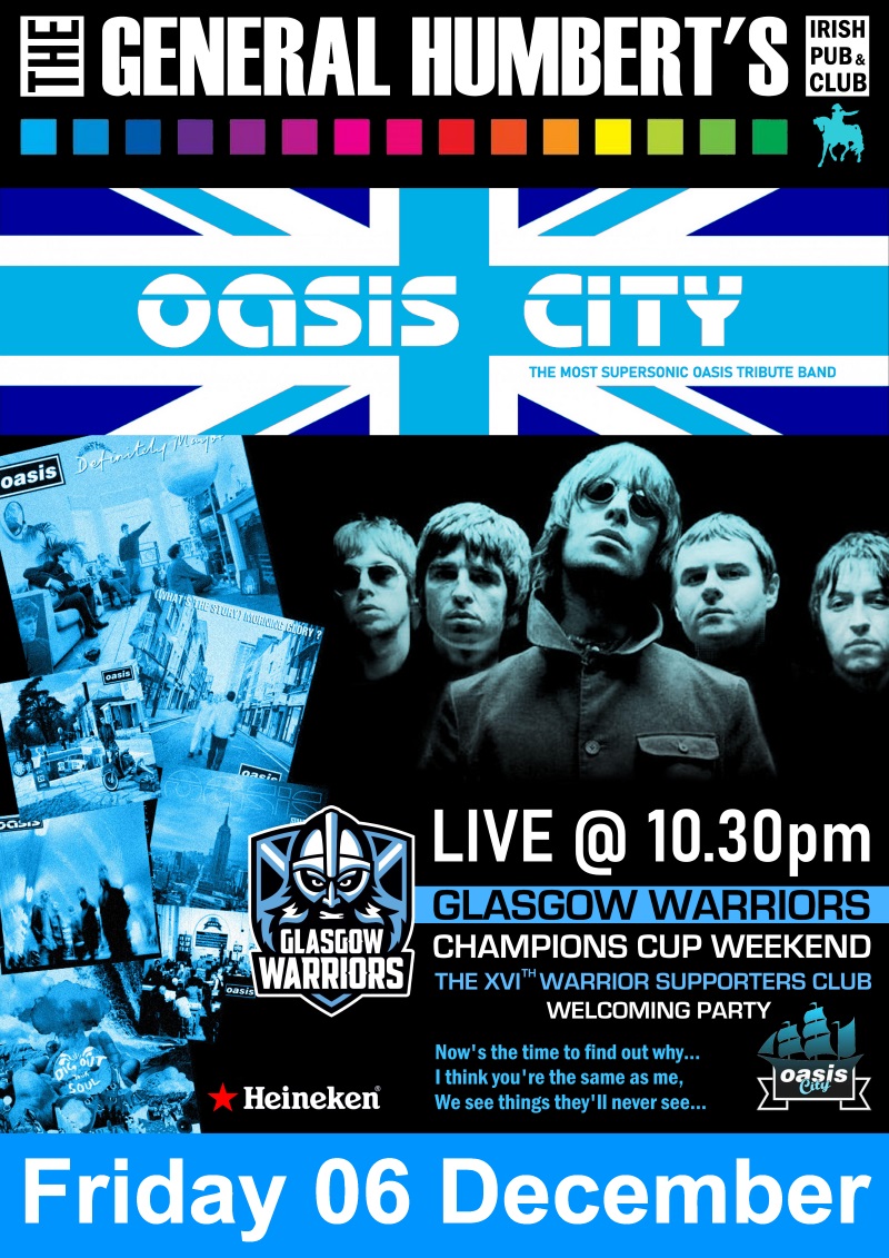 Affiche du concert en direct « Oasis City »