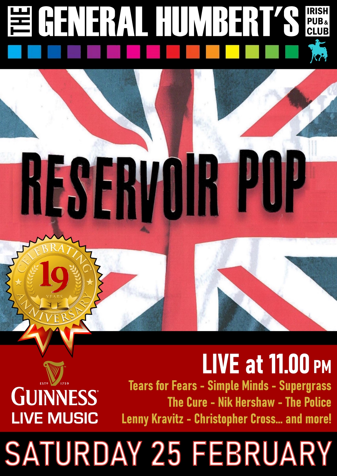 Affiche du concert en direct « Reservoir Pop »