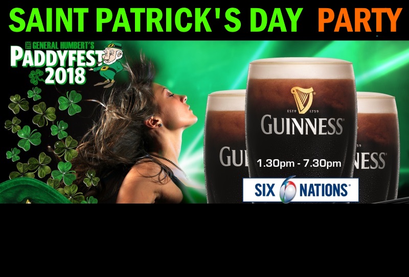Bannière de la soirée de Saint-Patrick 2018