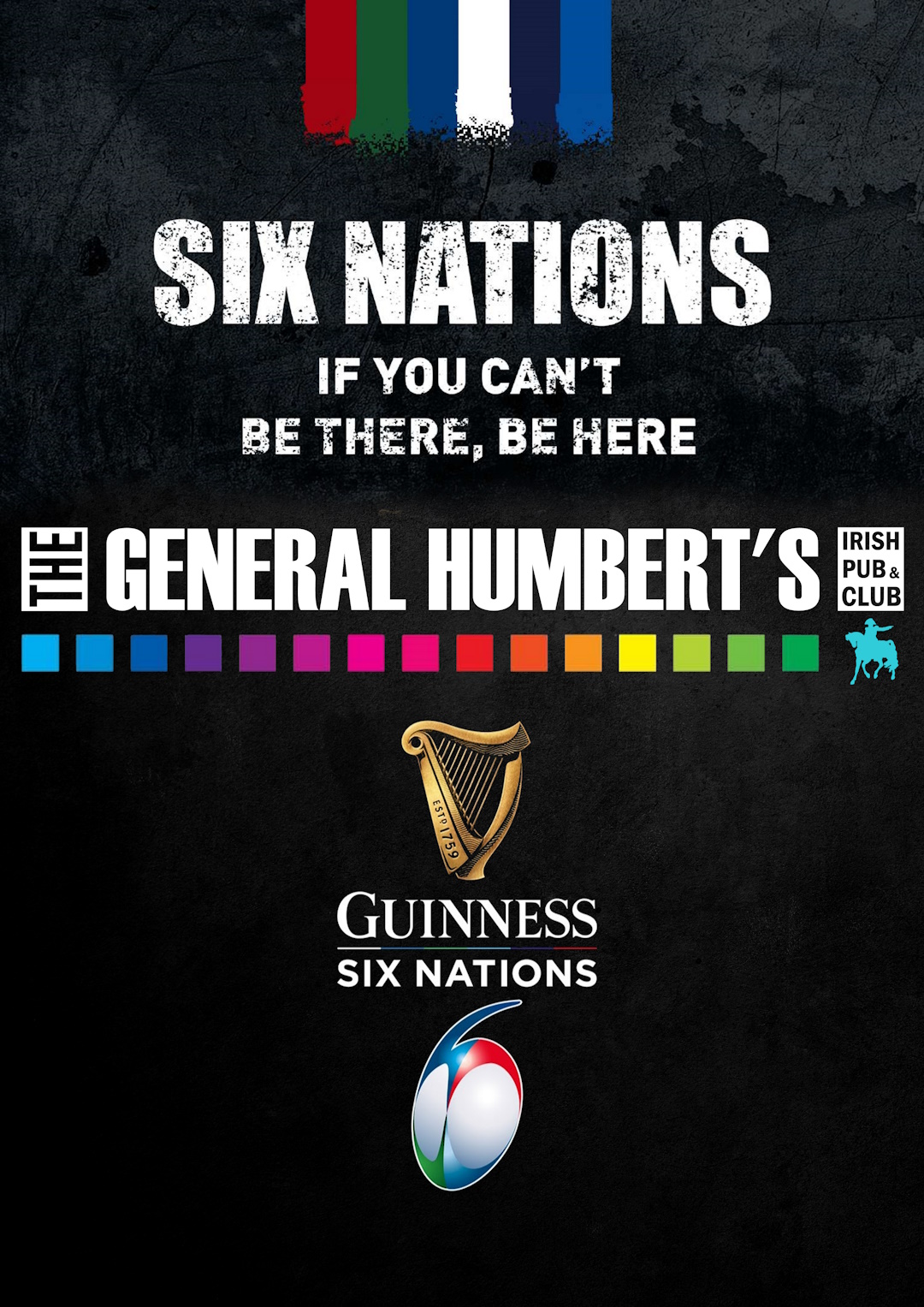 Affiche des retransmissions sportives du tournoi des Six Nations