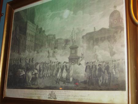 Tableau exposé dans le pub